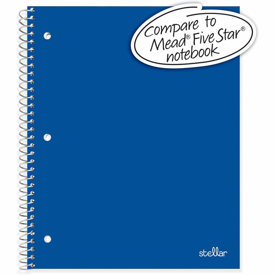 Office Depot; Brand Stellar Poly Notebook, 8" x 101/2" , 1 Subject
