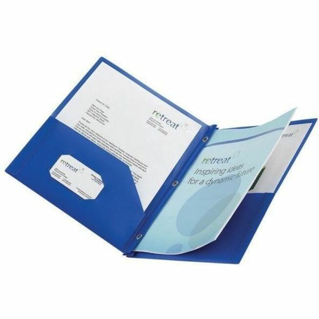 Office Depot® Brand 2Pocket SchoolGrade Poly Folder with Prongs
