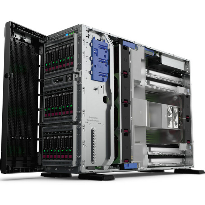 HPE ProLiant ML350 G10 4U Tower Server - 1 x Intel Xeon Silver 4208 2.10 GHz - 16 GB RAM - 12Gb/s SAS Controller