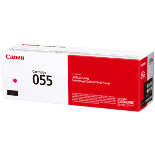 Canon 055 Original Laser Toner Cartridge - Magenta - 1 Pack - 2100 Pages