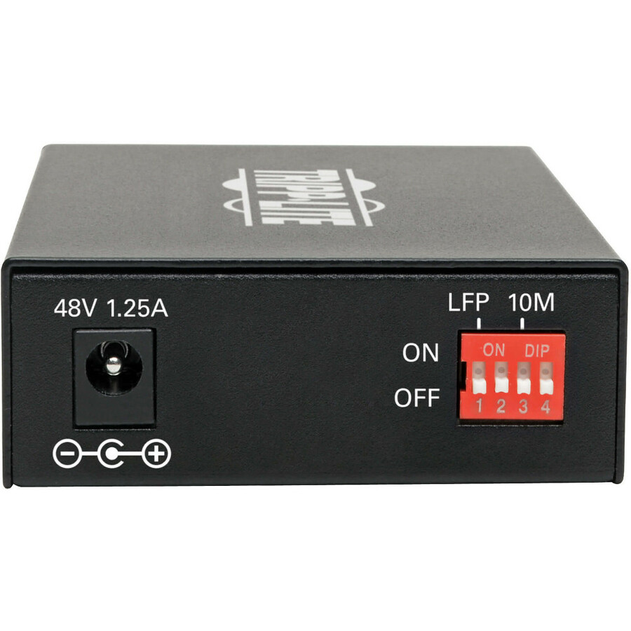 Tripp Lite by Eaton Gigabit Multimode Fiber to Ethernet Media Converter POE+ - 10/100/1000 SC 1310 nm 2 km (1.2 mi.)