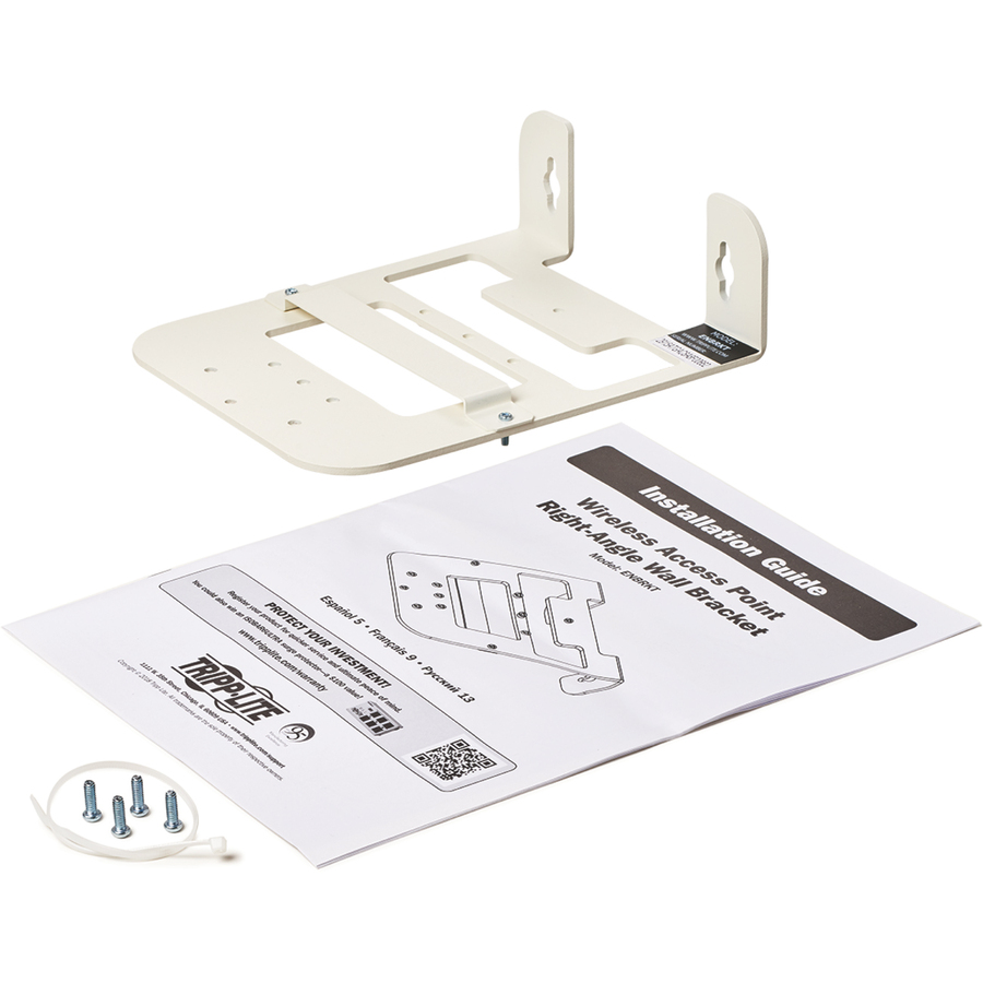 Tripp Lite by Eaton Universal Wall Bracket for Wireless Access Point - Right Angle Steel White