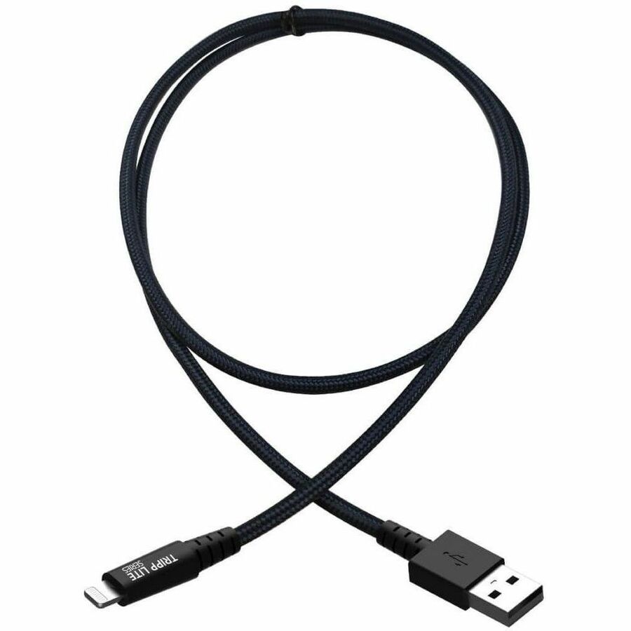 Eaton Tripp Lite Series Heavy-Duty USB-A to Lightning Sync/Charge Cable, UHMWPE and Aramid Fibers, MFi Certified - 6 ft. (1.83 m)