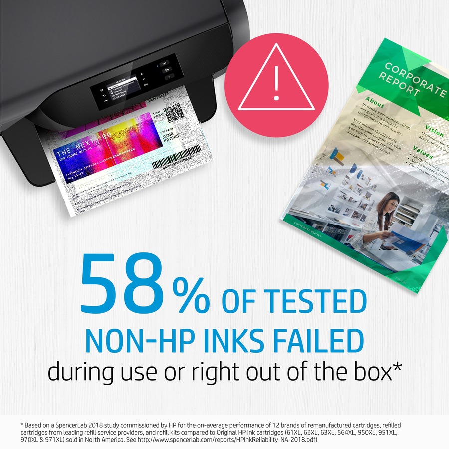 Picture of HP 916XL (3YL66AN) Original Extra High Yield Inkjet Ink Cartridge - Black - 1 Each