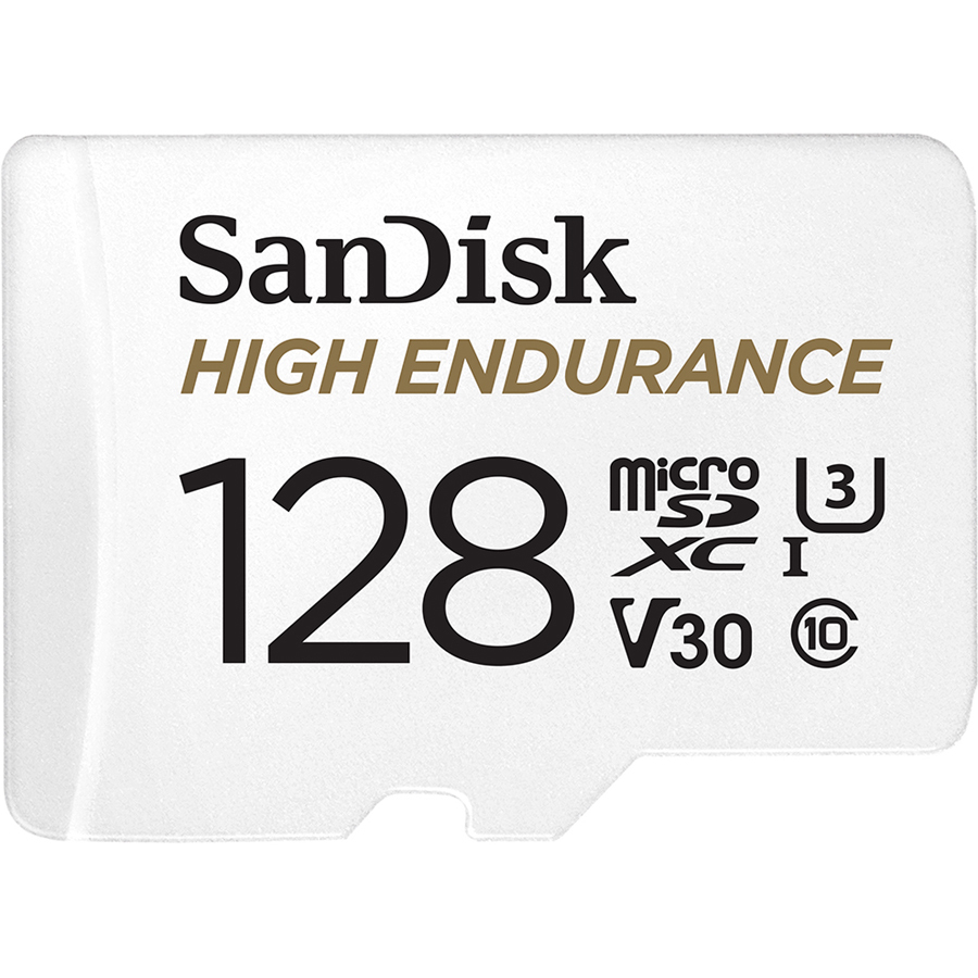 SanDisk High Endurance 128 GB Class 10/UHS-I (U3) microSDXC