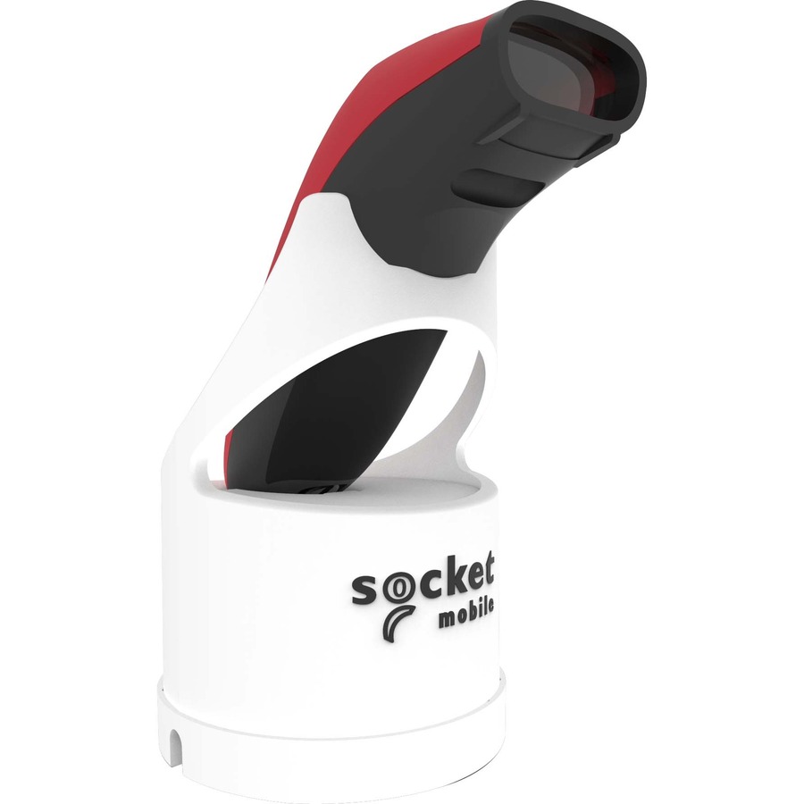 Socket Mobile SocketScan&reg; S700, Linear Barcode Scanner, Red & White Charging Dock