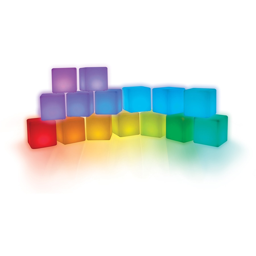Roylco Educational Light Cube - Theme/Subject: Learning - Skill Learning: Counting, Sorting, Imagination, Sequencing, Building - 3+ - 1 Each - Light Tables, Panels & Accessories - ROY59601
