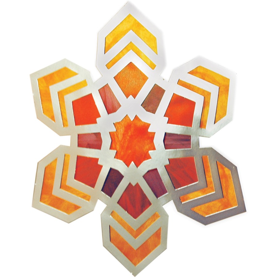 Snowflake Stained Glass Frames - Creative Starters - ROY52085