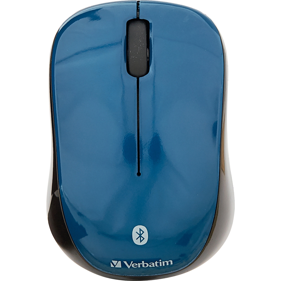 Verbatim Bluetooth® Wireless Tablet Multi-Trac Blue LED Mouse - Dark Teal - Blue LED - Wireless - Bluetooth - Dark Teal - 1 Pack - 1600 dpi - Symmetrical - Mice - VER70239