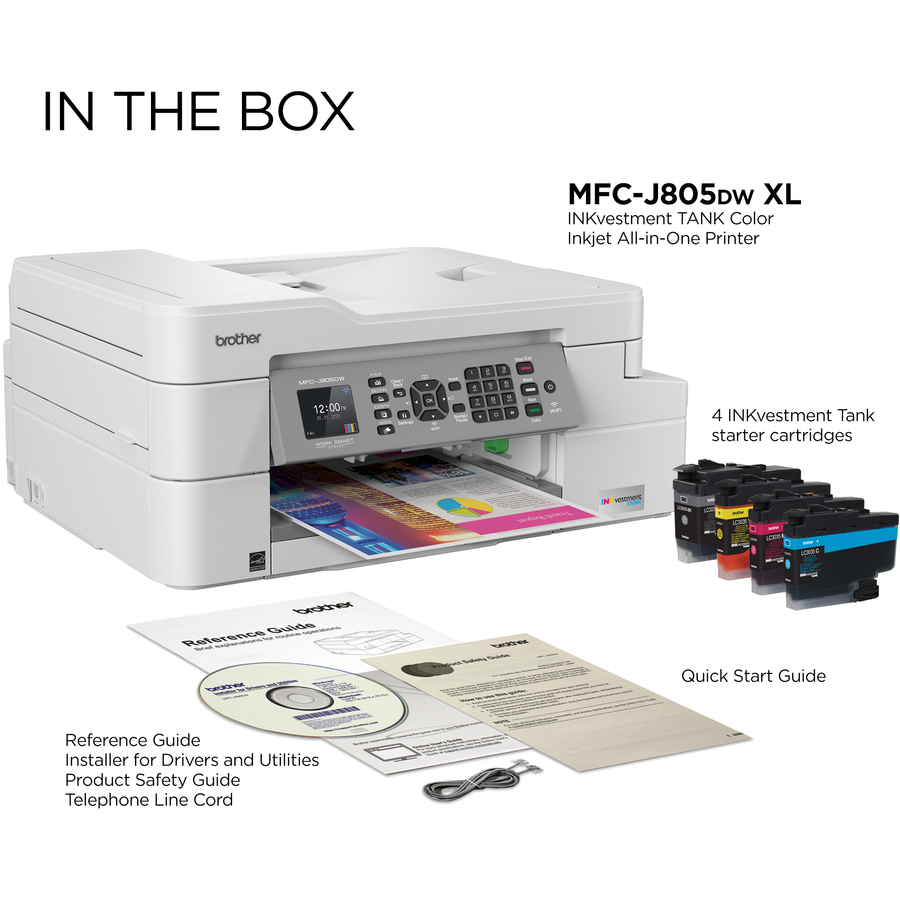 Brother MFC-J805DWXL Side View