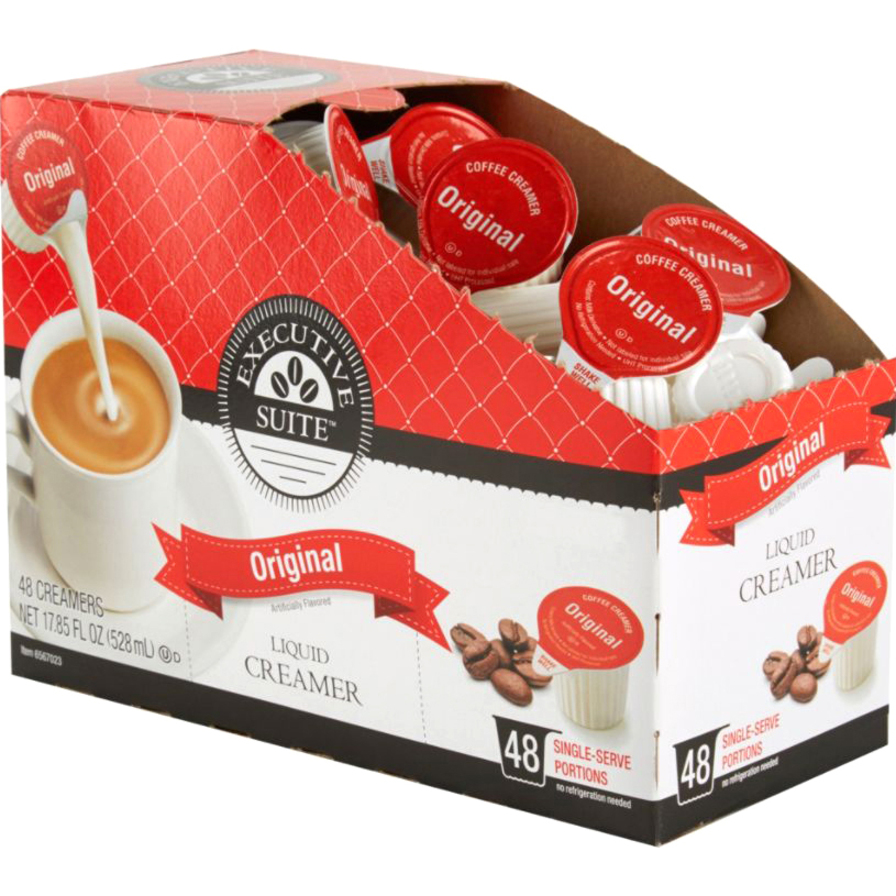 Executive Suite® Liquid Coffee Creamer, Original Flavor, 0.38 Oz Single
