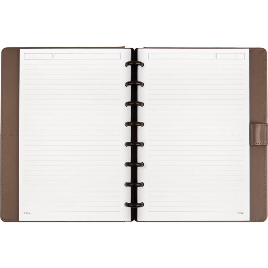 Tul Customizable Notebook TUL Custom Note-Taking System Discbound Notebook, Junior Size, Leather ...