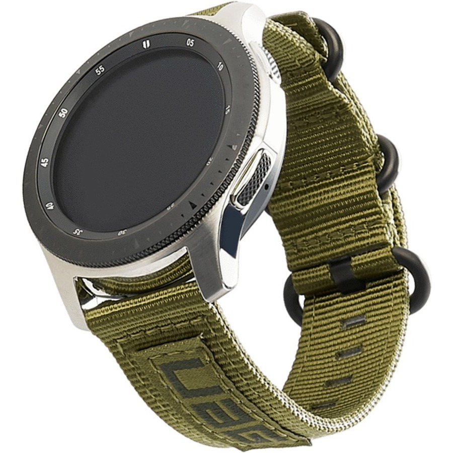 Urban Armor Gear Nato Watch Strap for Samsung Galaxy Watch - Olive Drab - Nylon, Stainless Steel