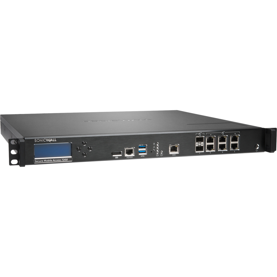 SonicWall SMA 7210 Secure Upgrade Plus support for up to 250 users, 3-year term — alternate view 1