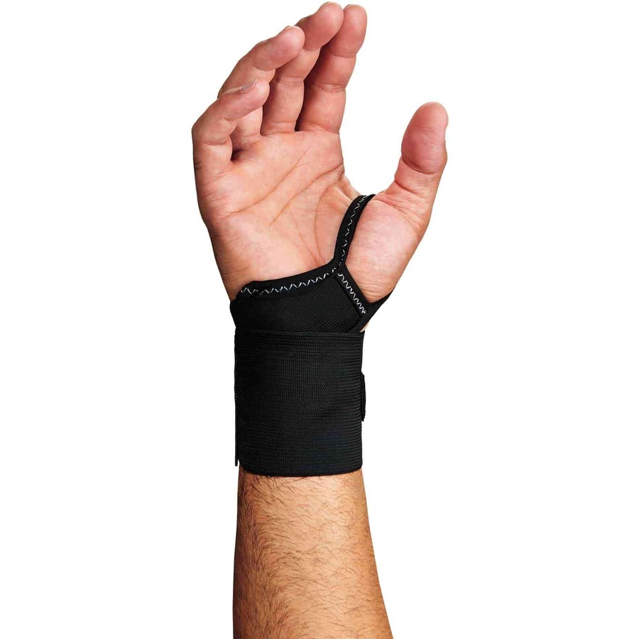 Ergodyne ProFlex 420 Wrist Wrap w/Thumb Loop - 6 / Carton - Small (S ...