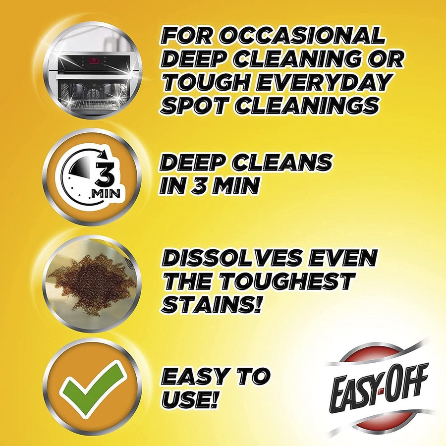 Easy-Off Specialty Kitchen Degreaser - For Multipurpose - 16 fl oz (0.5  quart) - Lemon Scent - 1 Each - Clear