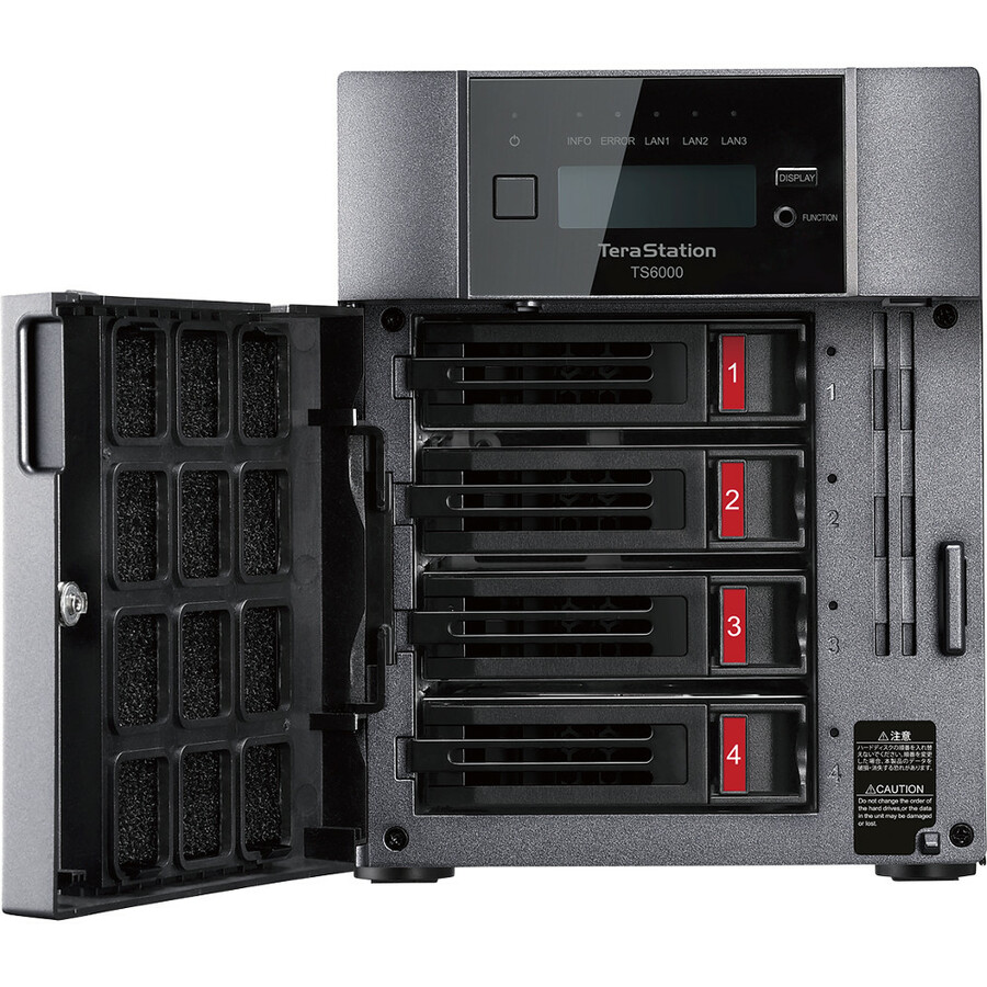 BUFFALO TeraStation 6400DN 16TB (4x4TB) Desktop NAS with HDD