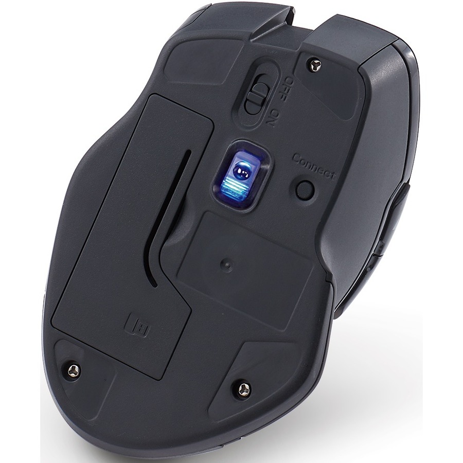 Verbatim Mouse - Blue LED/Optical - Wireless - Radio Frequency - 2.40 GHz - Graphite - USB Type C - 1600 dpi - 6 Button(s) - 1 Each