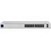 Ubiquiti USW-24-POE Ethernet Switch - 24 Ports - Manageable - 2 Layer Supported - Modular - Optical Fiber, Twisted Pair - 1U High - Rack-mountable, Desktop - 1 Year Limited Warranty