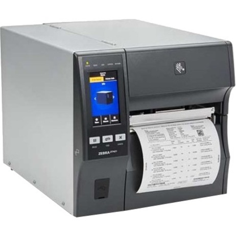Zebra ZT421 Industrial Direct Thermal/Thermal Transfer Printer - Label Print - Ethernet - USB - Serial - Bluetooth - TAA Compliant