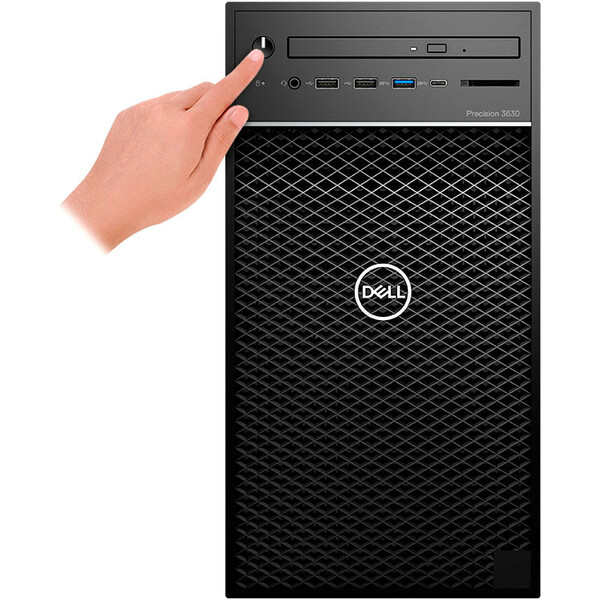 Dell Precision 3630 Core i7-9700 3.0GHz 16GB 256GB SSD Tower Workstation - W10 Prof (1NVJ6)