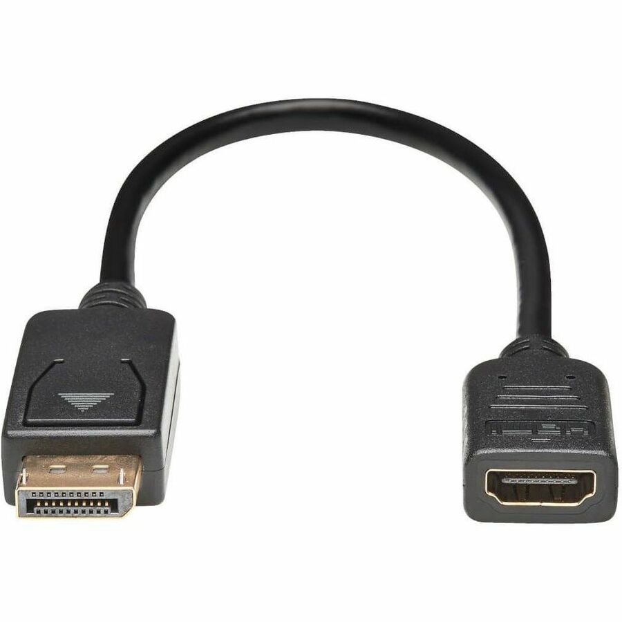 Tripp Lite by Eaton DisplayPort to HDMI Video Adapter Video Converter (M/F) HDCP Black 1 ft.