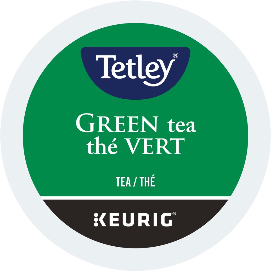 Tetley Pure Green Tea K-Cups - 24 / Box - Single Serve Pods - TAT8117817
