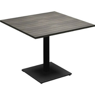 Heartwood HDL Innovations Square Cafeteria Table - 35.5" x 35.5" x 1" , 0.1" Edge - Material: Thermofused Laminate (TFL), Wood Grain, Particleboard - Finish: Evening Zen = HTWINVSQ36EZ