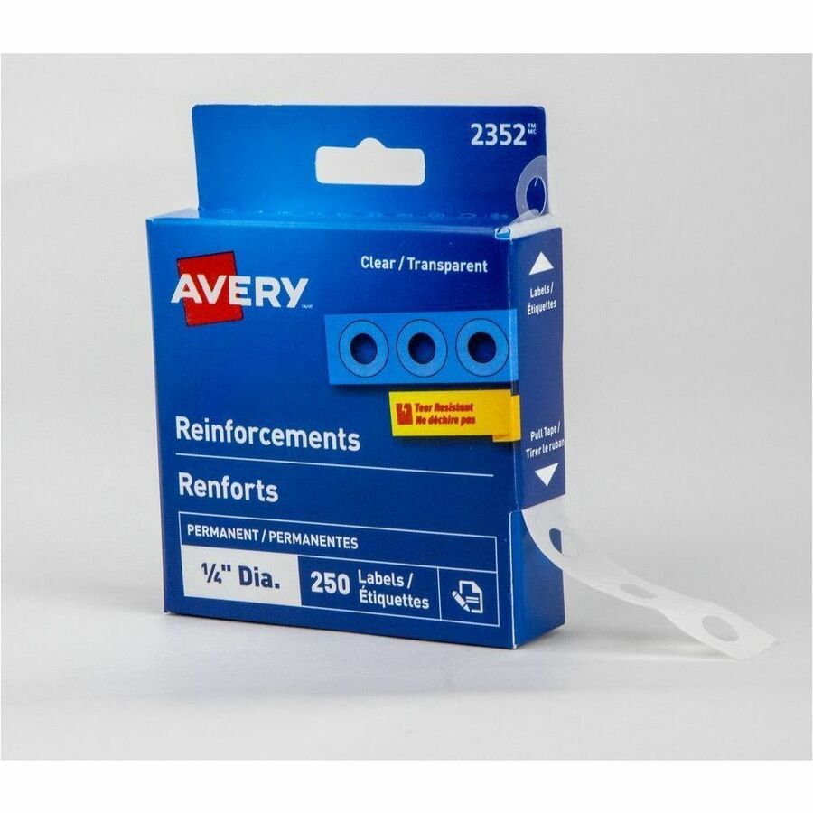 Avery&reg; Clear Reinforcement Labels 1/4" Diameter