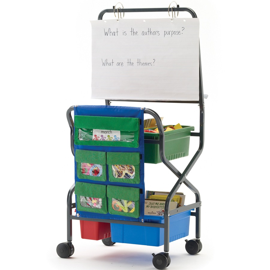 Copernicus Teacher Trolley - White Surface - Rectangle - Assembly Required - 1 Each - Classroom Organizers - CPNLLS100