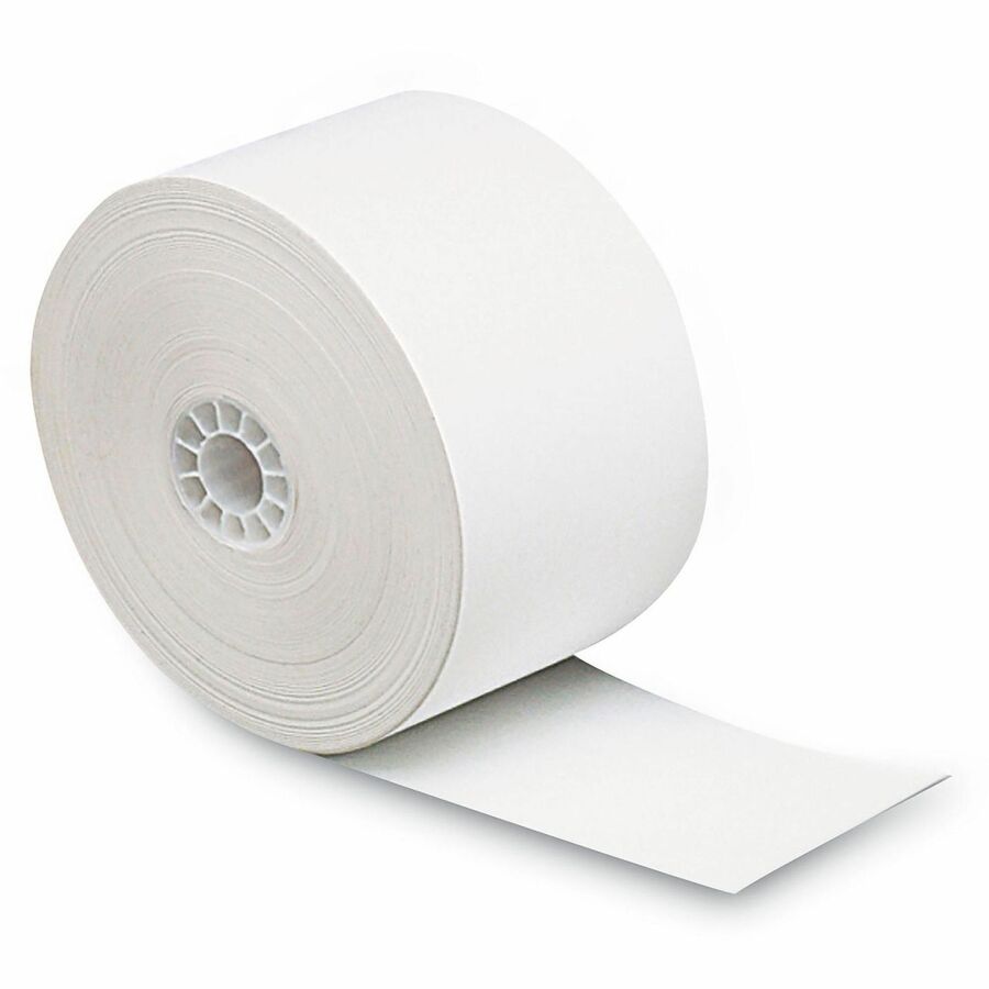 Universal Direct Thermal Printing Paper Rolls, 1.75" x 230 ft, White, 10/Pack - 85 Brightness - 1 3/4" x 230 ft - 12 lb Basis Weight - White - 10 / Pack