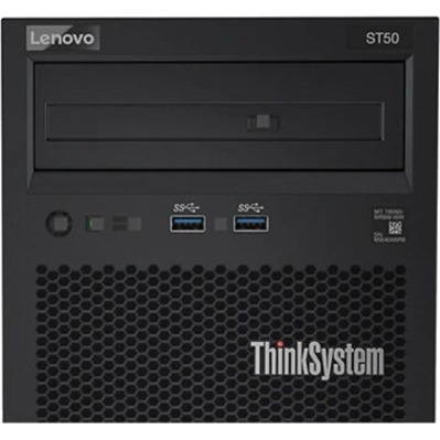 Lenovo ThinkSystem ST50 7Y48A03HNA 4U Tower Server - 1 x Intel Xeon E-2224G 3.50 GHz - 8 GB RAM - 2 TB HDD - (2 x 1TB) HDD Configuration - Serial ATA/600 Controller