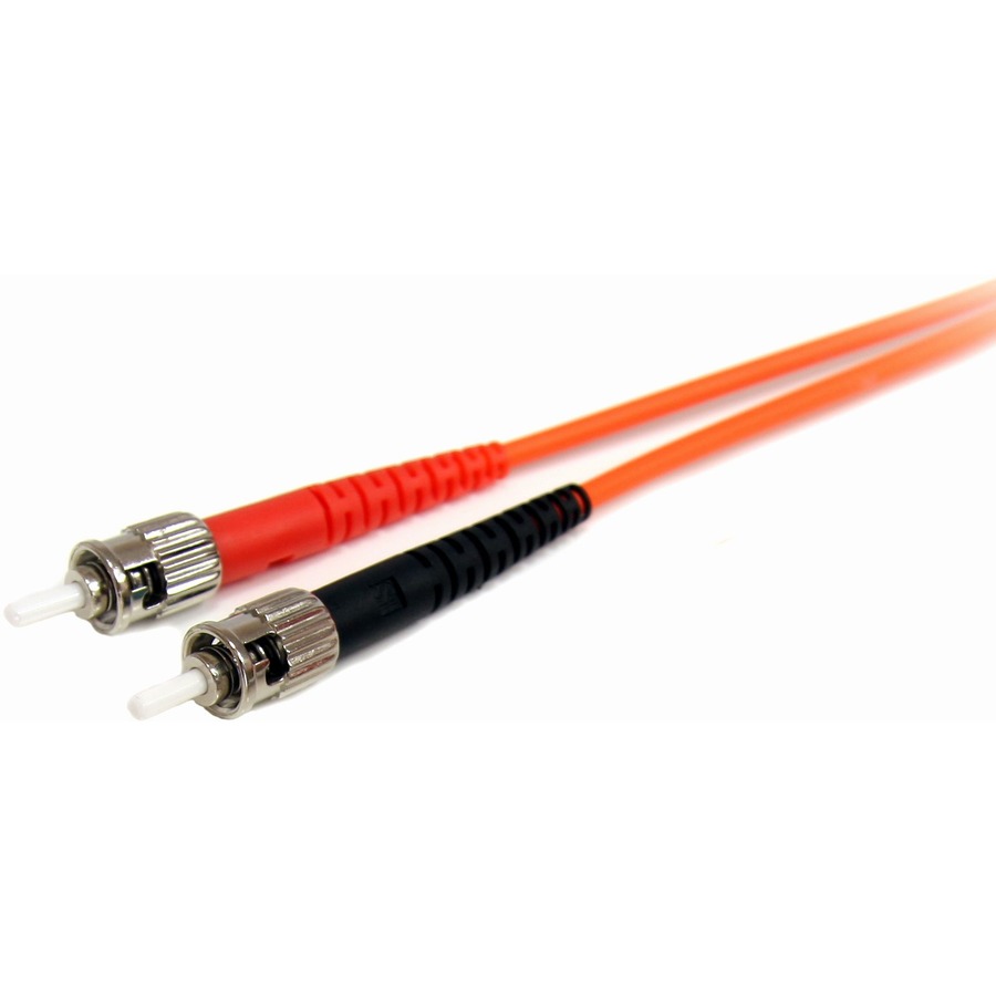 StarTech.com 1m Fiber Optic Cable - Multimode Duplex 62.5/125 - LSZH - LC/ST - OM1 - LC to ST Fiber Patch Cable