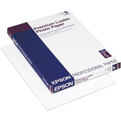 Epson Premium Luster Photo Paper - 13" x 19" - Luster - 100 Sheet