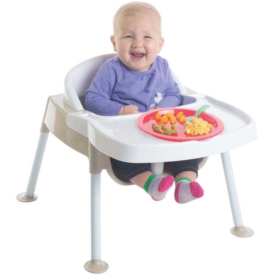 Foundations Tip & Slip Proof Feeding Chair - Four-legged Base - 1 Each - Stools & Drafting Chairs - FOU4607247