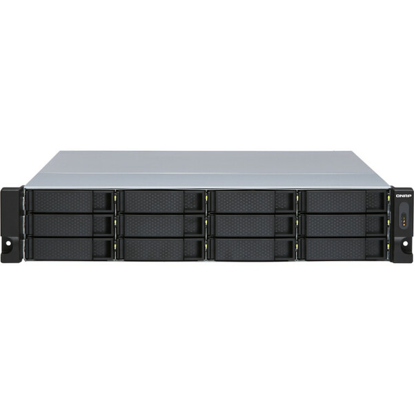 Qnap TL-R1200S 12-Bay SATA JBOD 2U Rackmount Expansion Unit - for select NAS Server (TL-R1200S-RP-US)
