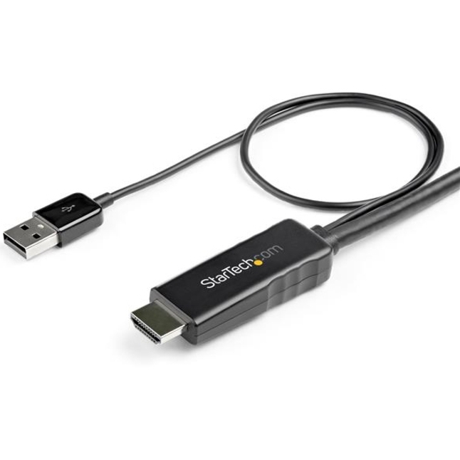 6ft (2m) DisplayPort to HDMI Cable - 4K 30Hz - DisplayPort to HDMI Adapter  Cable - DP 1.2 to HDMI Monitor Cable Converter - Latching DP Connector 