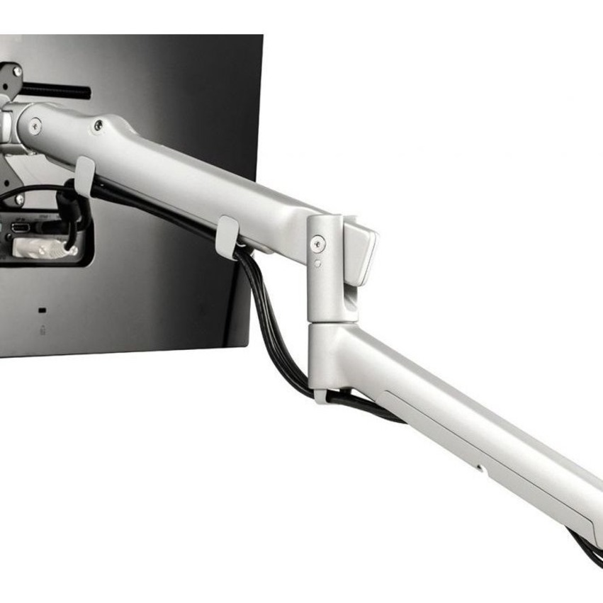 Atdec full motion dynamic monitor arm wall mount - Flat and Curved up to 32in - VESA 75x75, 100x100