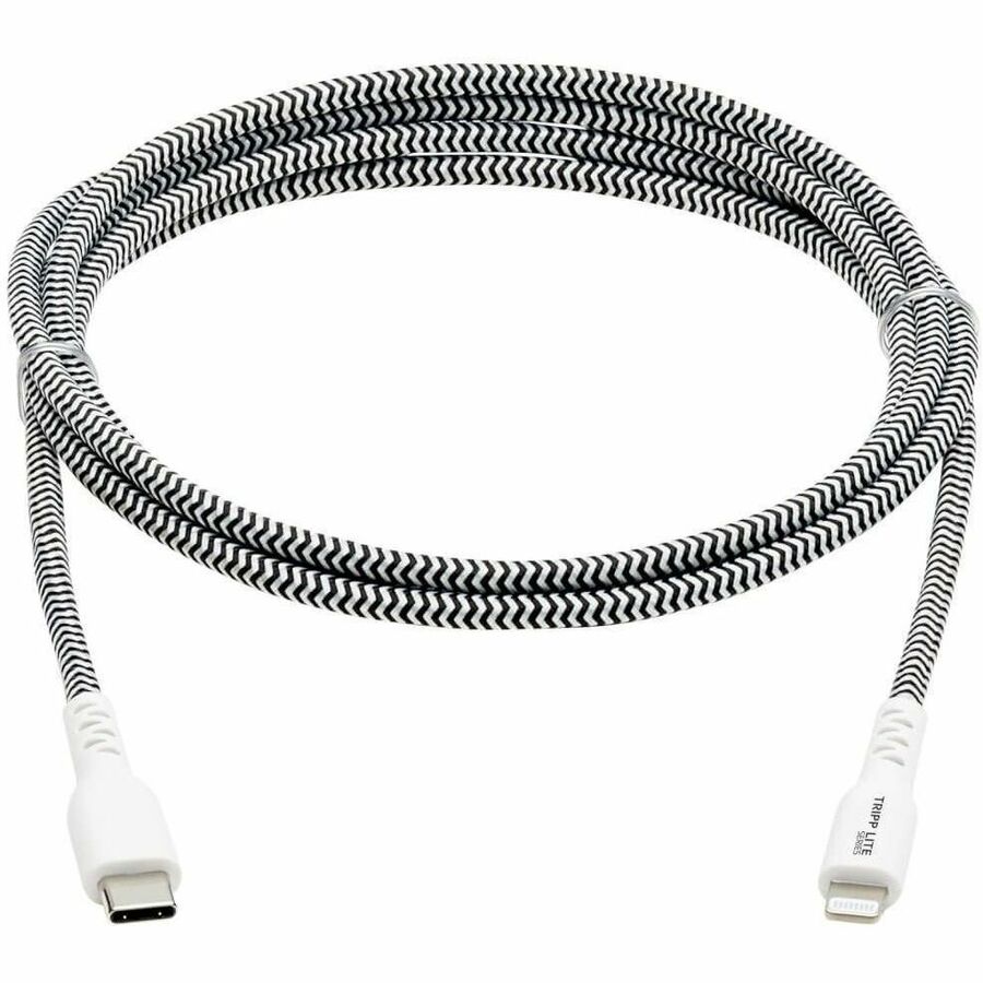 Eaton Tripp Lite Series Heavy-Duty USB-C to Lightning Sync/Charge Cable, MFi Certified - M/M, USB 2.0, 10 ft. (3.05 m)