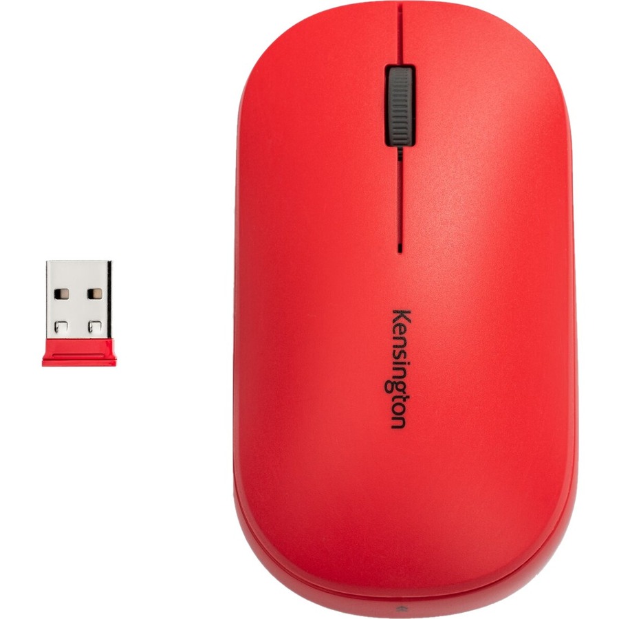 Kensington SureTrack Dual Wireless Mouse - Red - Mice - KMWK75352WW