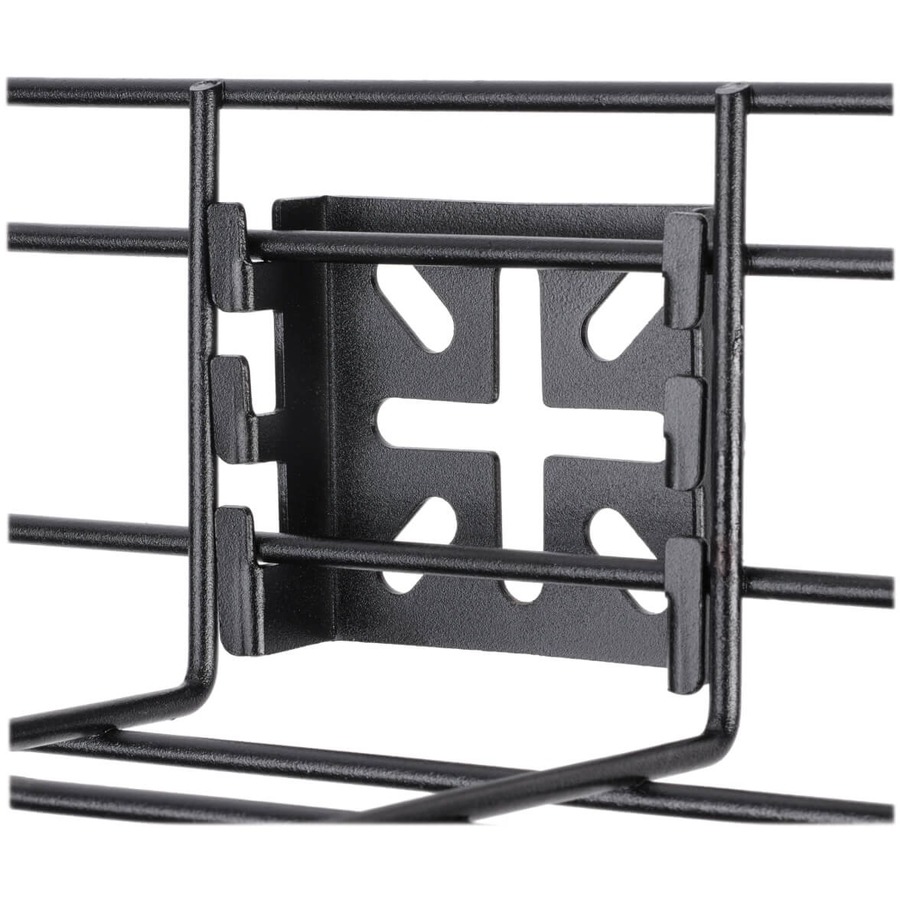 Tripp Lite by Eaton Wall/Floor Spider Bracket for Wire Mesh Cable Trays - Mounting Bracket for Cable Tray - Black