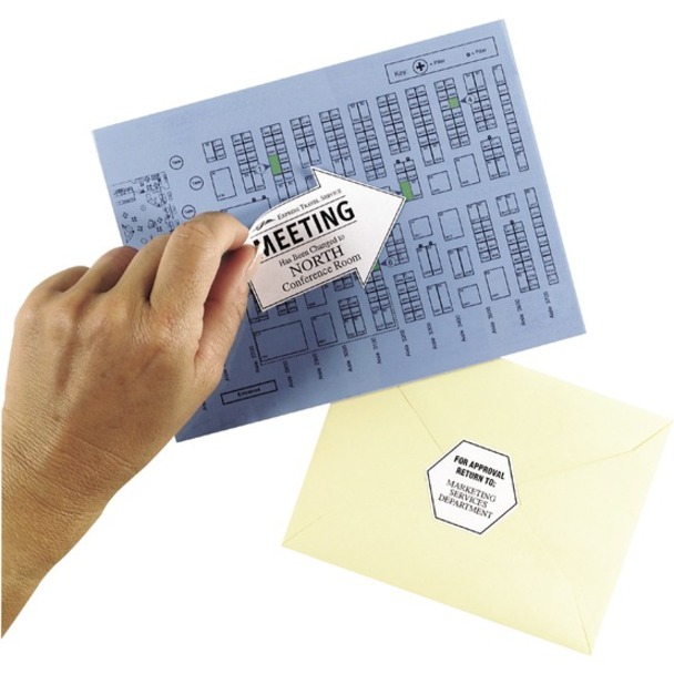 Avery® Removable ID Labels for Laser and Inkjet Printers - 8 1/2" Width x 11" Length - Removable Adhesive - Rectangle - Laser, Inkjet - White - 1 / Sheet - 10 Total Sheets - 10 Total Label(s) - 10 / Pack = AVE06503