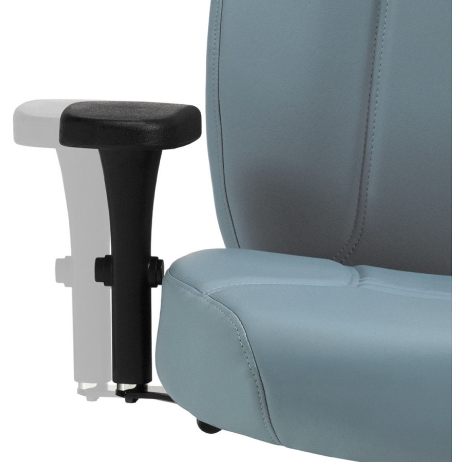 Global Obusforme Comfort XL High Back Wide Standard DepthSynchro-Tilter - Carbon Fabric Seat - Carbon Fabric Back - High Back - 5-star Base - Armrest - 1 Each - High Back - GLB12550TC74