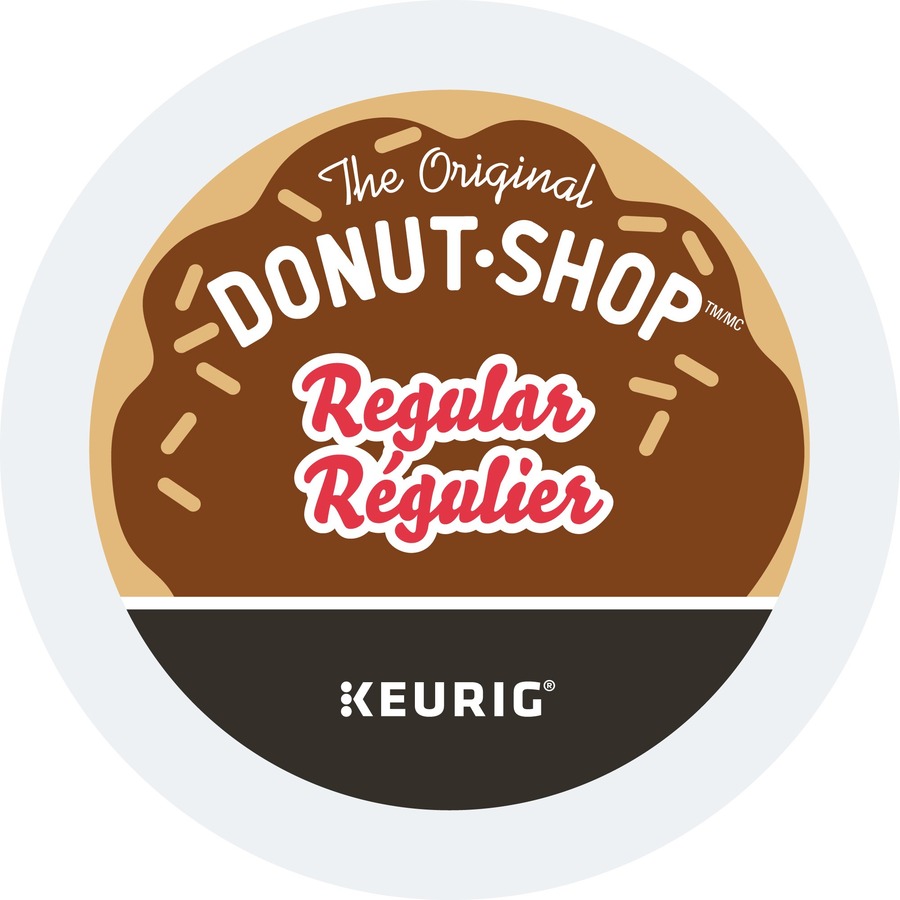 The Original Donut Shop Regular Coffee K-Cups - 24 / Box - Single Serve Pods - KEU5607722