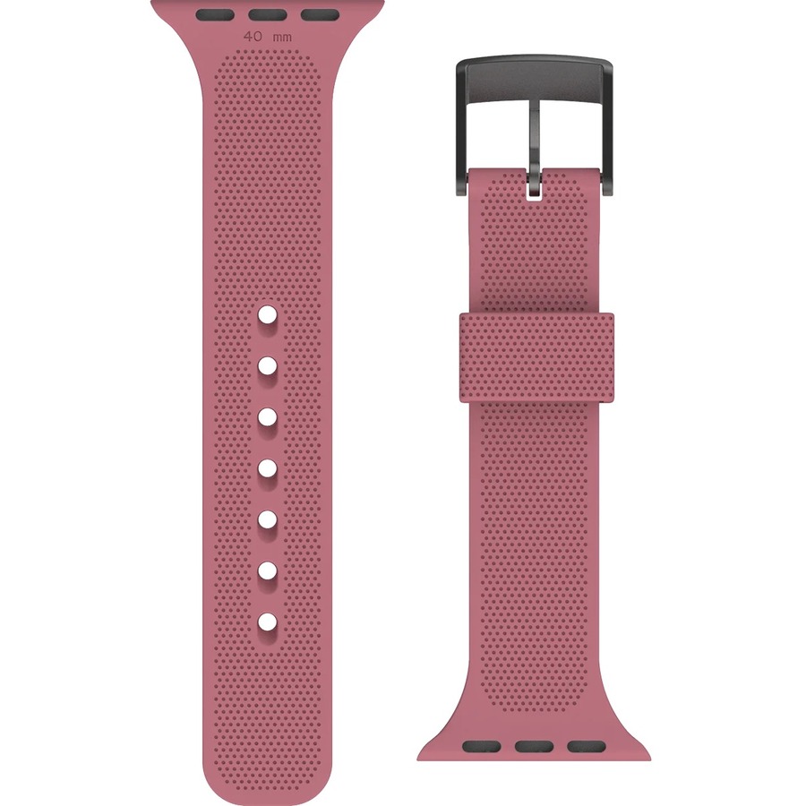 Urban Armor Gear [U] DOT Silicone Strap for Apple Watch - Dusty Rose - Dusty Rose - Silicone