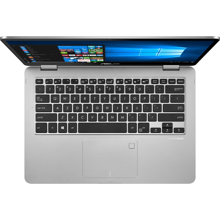 Asus VivoBook Flip 14 J401MA J401MA-DB02 14" Touchscreen Notebook - HD - 1366 x 768 - Intel Celeron N4020 1.10 GHz - 4 GB Total RAM - 64 GB Flash Memory