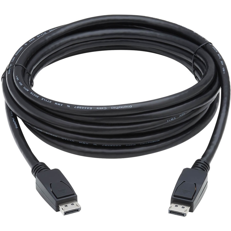 Tripp Lite by Eaton DisplayPort 1.4 Cable with Latching Connectors 8K (M/M) Black 15 ft. (4.57m)
