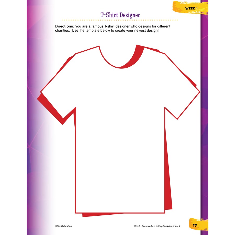 Picture of Shell Education Learn-At-Home Grade 5 Summer Bundle Printed Book by Suzanne I. Barchers, Wendy Conklin