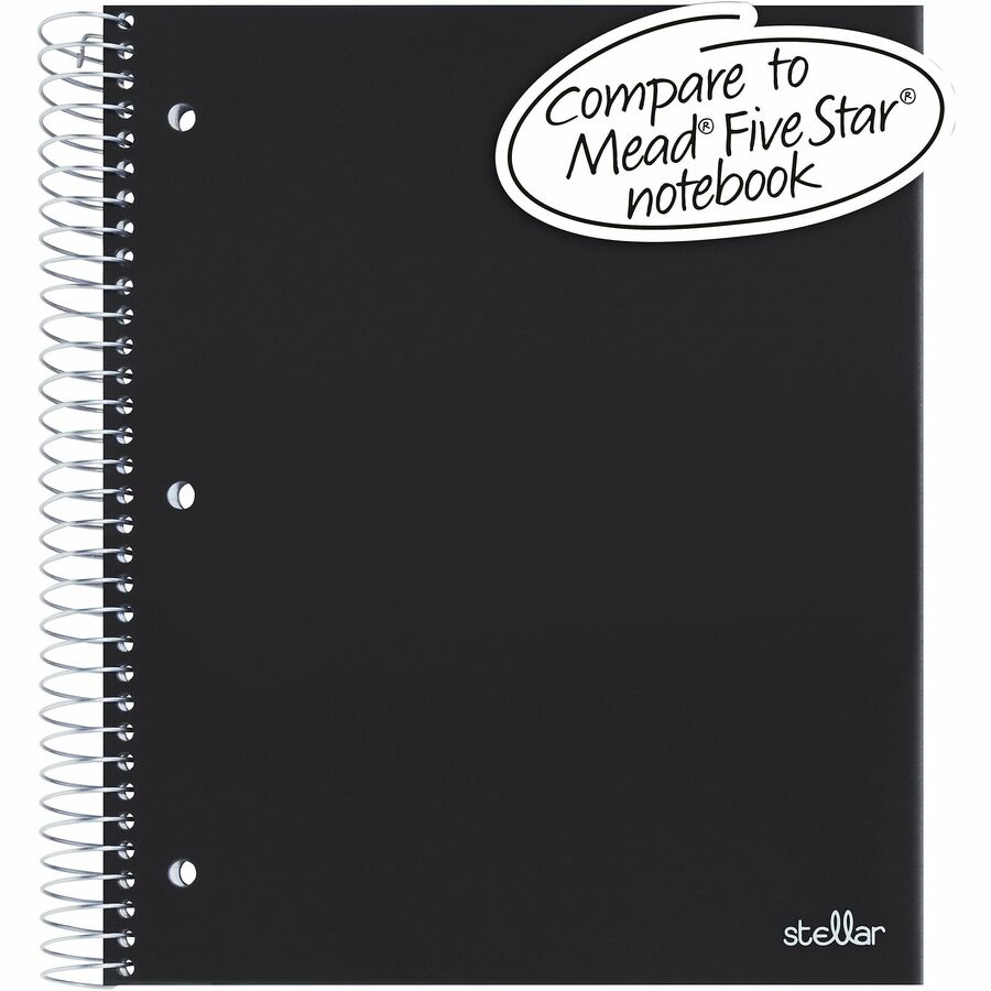 Office Depot Brand Stellar Poly Notebook, 8 1/2" x 11" , 3 Subject