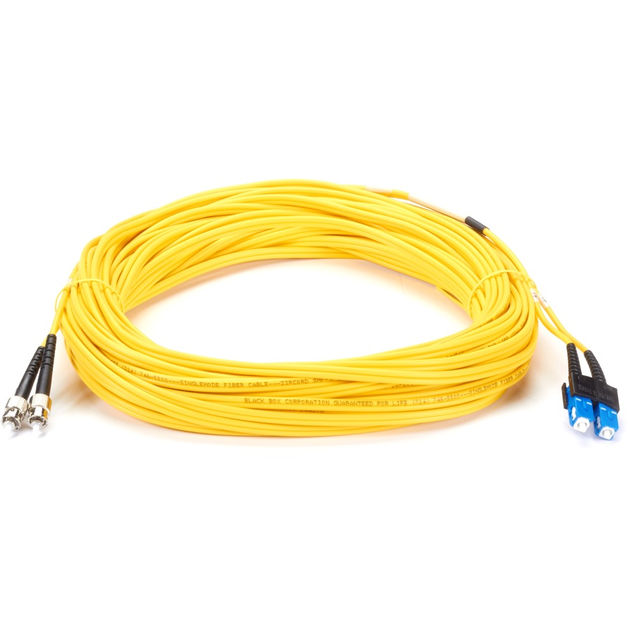 Black Box Fiber Optic Duplex Patch Cable - SC Male - ST Male - 6.56ft